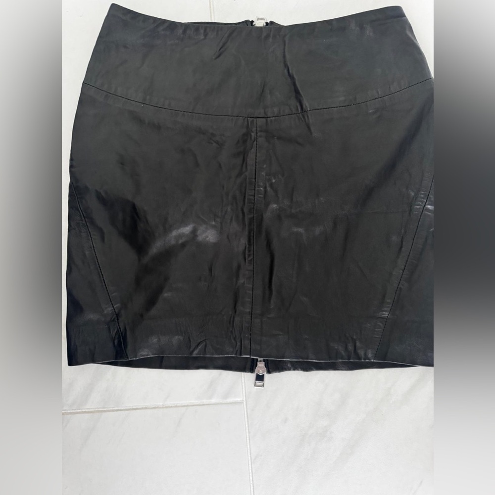 Leather skirt